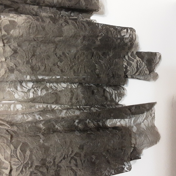 Vocal USA Women's S Open Ruffles Front Floral Lace Summer Cardigan - Picture 9 of 14